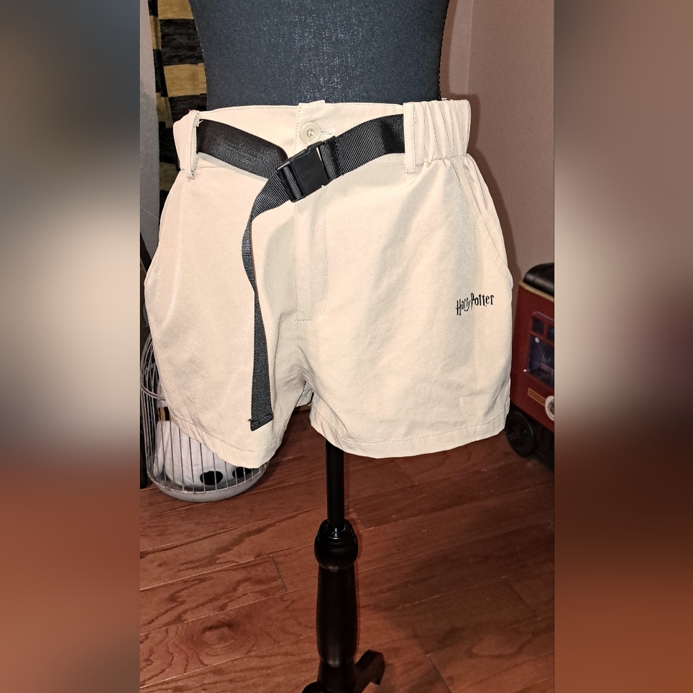 Warner Bros. Harry Potter Beige Cargo Shorts